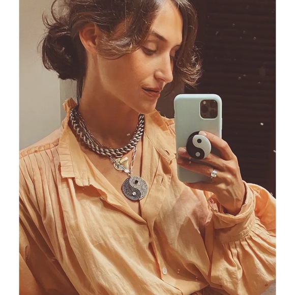 DANNIJO Martina Choker Necklace in Silver NWT - Picture 4 of 12